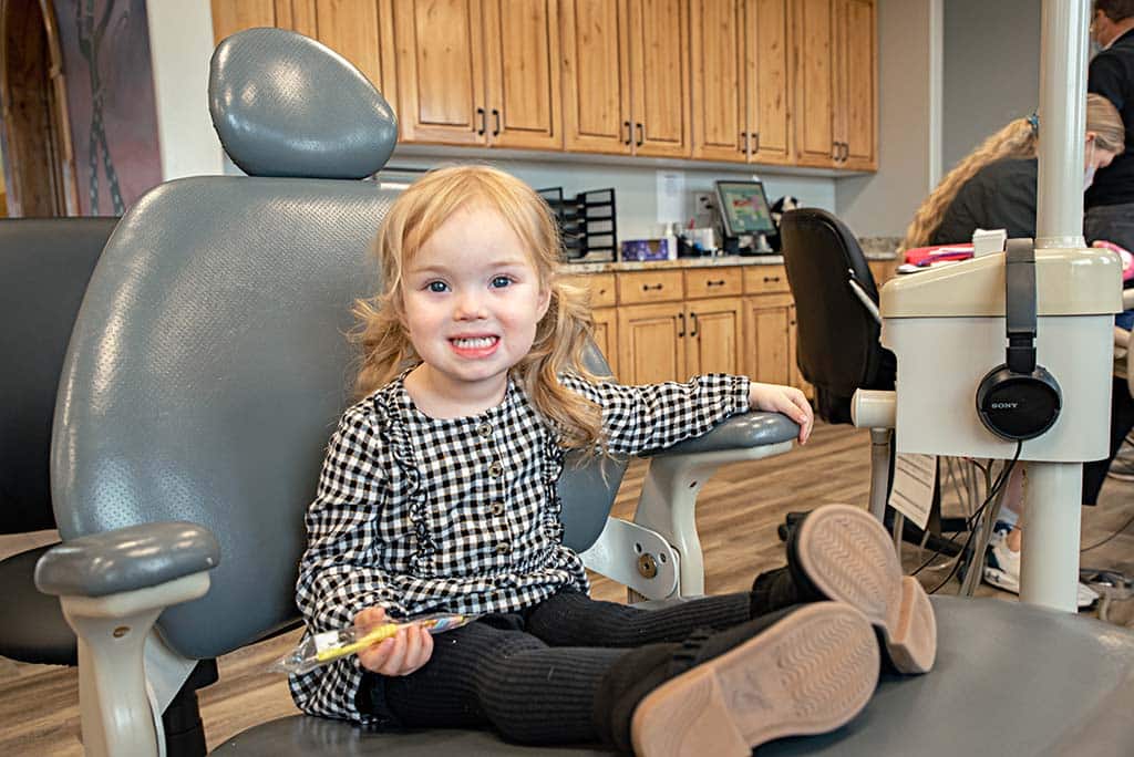 child at pediatric dentist in centerville ut
